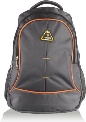 

Toresta 15 inch Laptop Backpack(Multicolor), Grey;orange