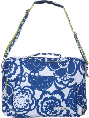 

Jujube 17 inch Laptop Messenger Bag(White, Blue), Blue;white