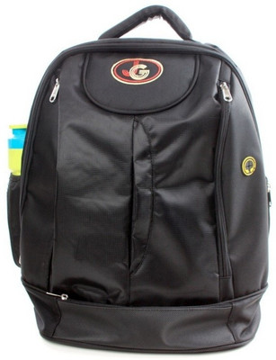 

JG Shoppe 15 inch Expandable Laptop Backpack(Black), Black jg550