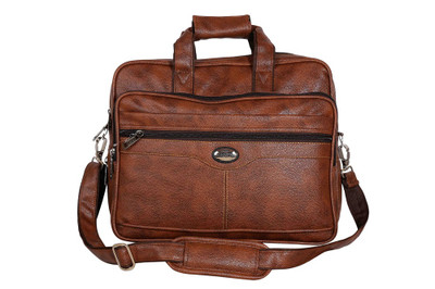 

Goodwin 15.6 inch Laptop Messenger Bag(Beige), Rust