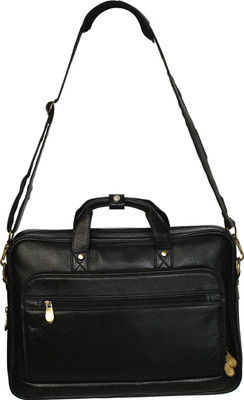 

WCL 15 inch Expandable Laptop Messenger Bag(Black)