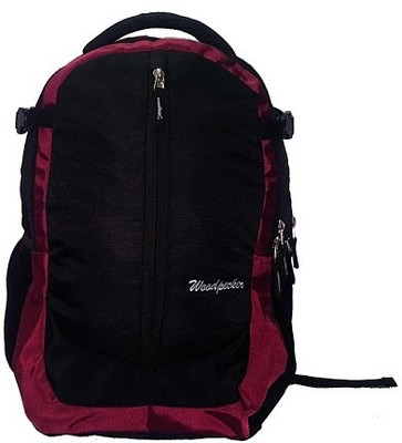 

Wood Pecker 17 inch Laptop Backpack(Red), Maroon