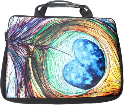 

Pharaoh 15.6 inch Laptop Case(Multicolor, Blue, Green, Purple), Black