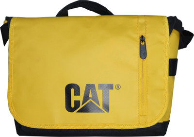 

CAT 13 inch Laptop Messenger Bag(Yellow), Black;yellow