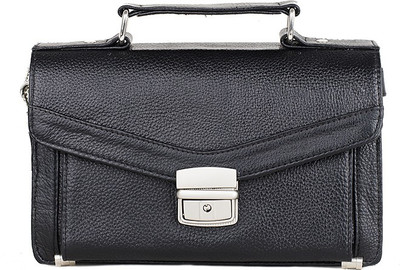 

LeWIS 16 inch Expandable Laptop Messenger Bag(Black)