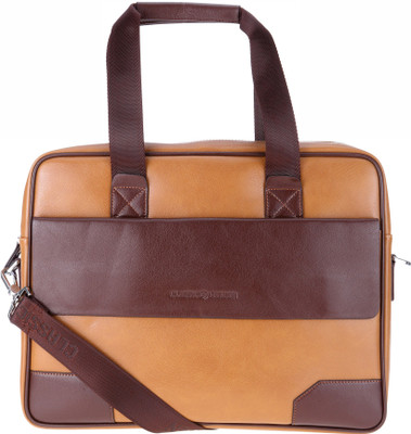 Kalon 15 inch Laptop Messenger Bag(Brown)