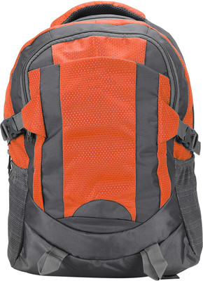 

Coash Textured School Bag(Dusty Grey, Flaming Orange, 20 inch)