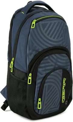 

Gear 16 inch Laptop Backpack(Blue, Black), Navy blue and green