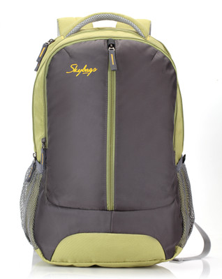 

Skybags Laptop Backpack(Black, Yellow), Green