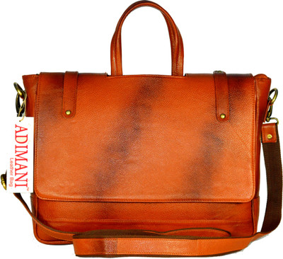 

Adimani 16 inch Laptop Messenger Bag(Brown), Brown-178