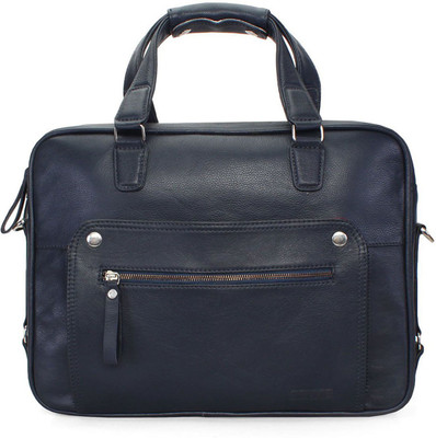 

Brune 15 inch Laptop Messenger Bag(Blue), Navy blue