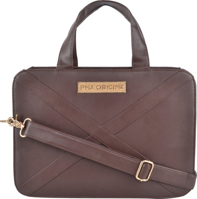 

PNA 13 inch Laptop Messenger Bag(Brown), Brown 06
