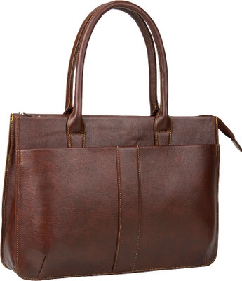 Alessia Laptop Messenger Bag(Brown), Tan