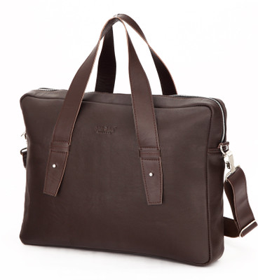 

Mboss 16 inch Expandable Laptop Messenger Bag(Brown), Brownb301