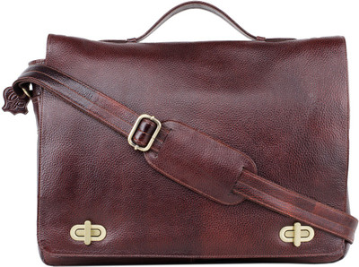 

Lewis 15 inch Expandable Laptop Messenger Bag(Brown)