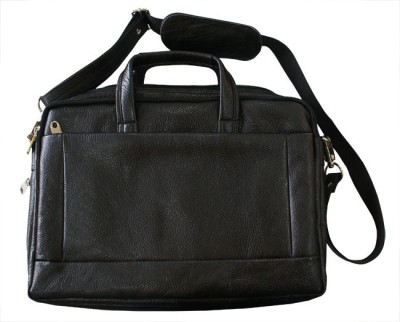 

Hidepark 13 inch Laptop Messenger Bag(Black), Gold