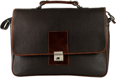 

Adamis 14 inch Laptop Messenger Bag(Brown)