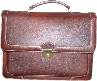 

Armaan Leather 17 inch Expandable Laptop Messenger Bag(Brown)
