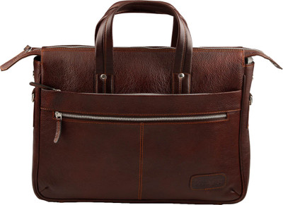 

Tortoise 15 inch Laptop Messenger Bag(Brown), Dark brown