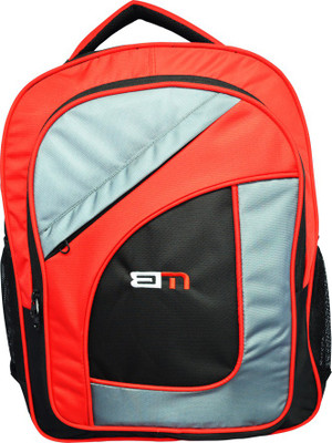 

BM 15.6 inch Laptop Backpack(Multicolor), Grey-black-red