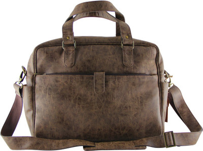 

Mohawk 14 inch Laptop Messenger Bag(Beige), Brown