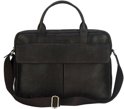 

Justanned 15 inch Expandable Laptop Messenger Bag(Brown), Brown-03