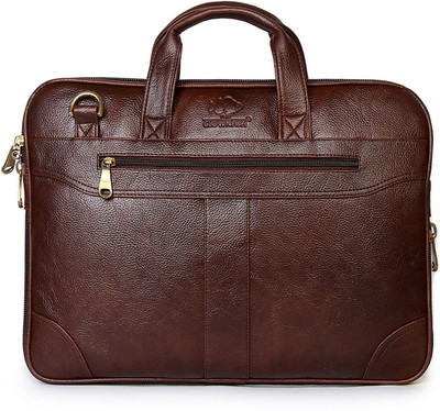 

The Clownfish 15.6 inch Expandable Laptop Messenger Bag(Brown)