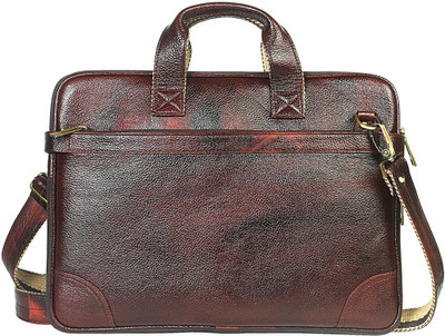 

JL Collections 16 inch Laptop Messenger Bag(Brown)