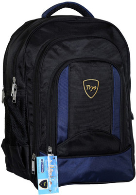 

Tryo 15 inch Laptop Backpack(Black, Blue)