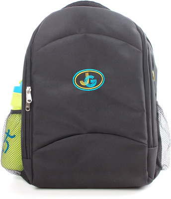 JG Shoppe 15 inch Expandable Laptop Backpack(Black), Black jg550
