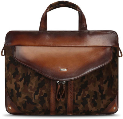 

Brune 14 inch Laptop Messenger Bag(Brown)