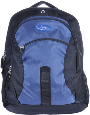 

Skybags 15.6 inch Laptop Backpack(Blue, Black), Black;blue-01