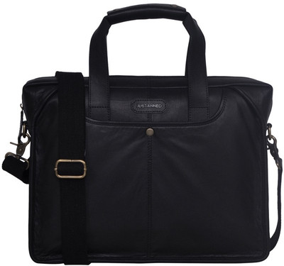 

Justanned 15 inch Laptop Messenger Bag(Black), Jtmb068-black