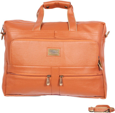 

Handcuffs 15.6 inch Laptop Messenger Bag(Beige), Rust