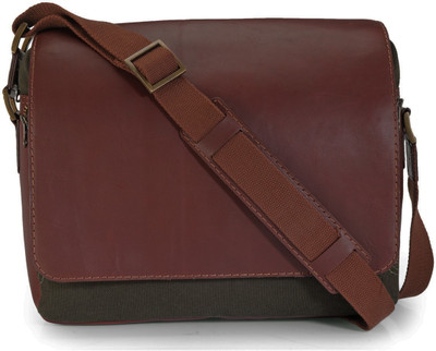 

Phive Rivers Messenger Bag(Black, Brown)