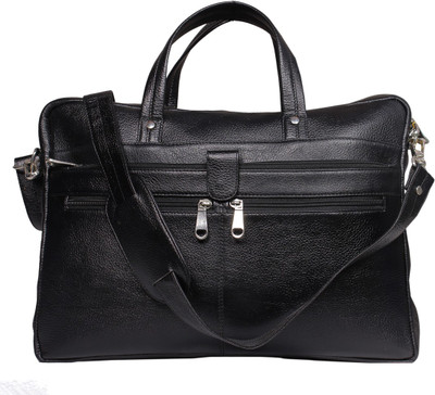 

Leather World 15 inch Laptop Messenger Bag(Black)