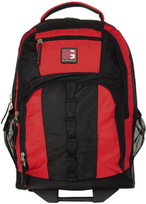 

Giordano 15 inch Laptop Strolley Bag(Black, Red), Red and black