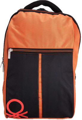

United Colors of Benetton. 14 inch Laptop Backpack(Orange, Black), Ucborng003