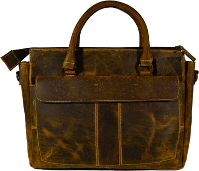 

ALBORZ 14 inch Laptop Messenger Bag(Brown), Brown_213