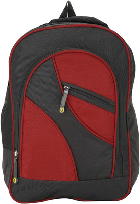 

India Unltd 17 inch Laptop Backpack(Maroon, Black), Red