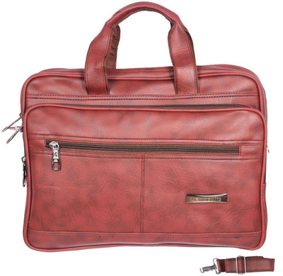 

Handcuffs 15.6 inch Laptop Messenger Bag(Maroon)