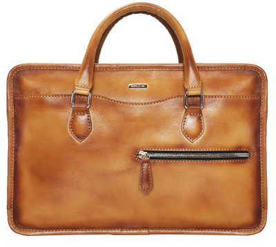 

Brune 14 inch Laptop Messenger Bag(Tan)