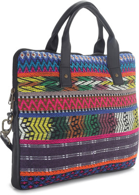

People 14 inch Laptop Messenger Bag(Multicolor), Multi