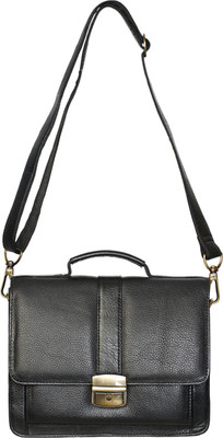 

WCL 15 inch Expandable Laptop Messenger Bag(Black)