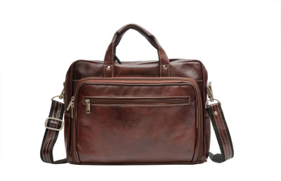 

Amigo 16 inch Laptop Messenger Bag(Brown)