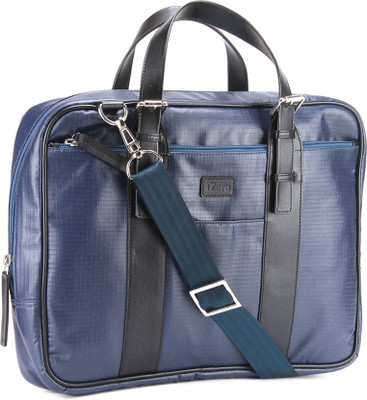 tZaro Laptop Messenger Bag(Blue), Navy and black