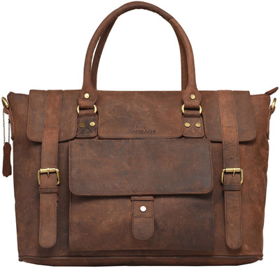 Leaderachi 15 inch Laptop Messenger Bag(Brown), Muskat-01
