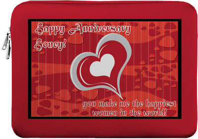 

Right 15 inch Sleeve/Slip Case(Red, White), Red002