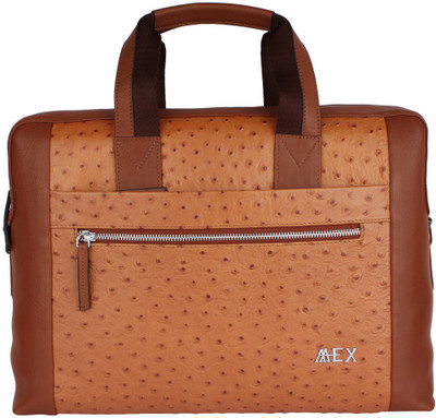 Mex 14 inch Laptop Messenger Bag(Tan)