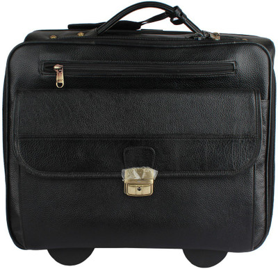 

Mex 16 inch Trolley Laptop Strolley Bag(Black)